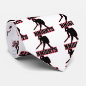 Knight met zwaard en schild stropdas (Opgerold)