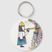 KNIGHT MUSIK Sleutelhanger (Achterkant)