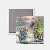 Knight n Dragon Magneet (Voorkant / Achterkant)
