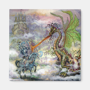 Knight n Dragon Magneet