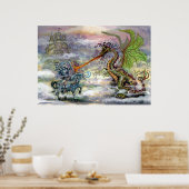 Knight n Dragon Poster (Keuken)