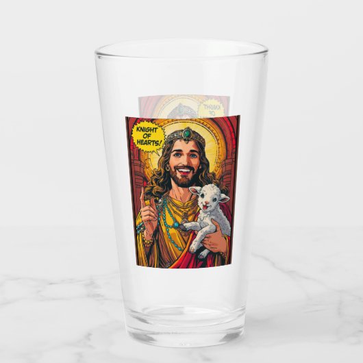 KNIGHT OF HEARTS GLAS (Achterkant)