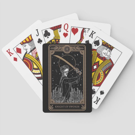 Knight of Swords Tarot – Mystieke Pokerkaarten (Achterkant)