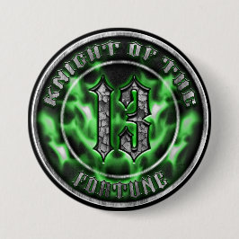 Knight of The Fortune Ronde Button 7,6 Cm