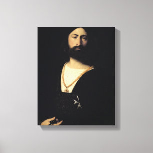 Knight of the Order of Malta Canvas Afdruk