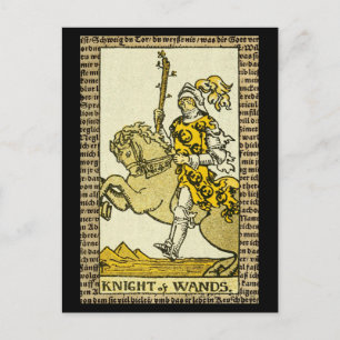 Knight of Wands Tarot Briefkaart