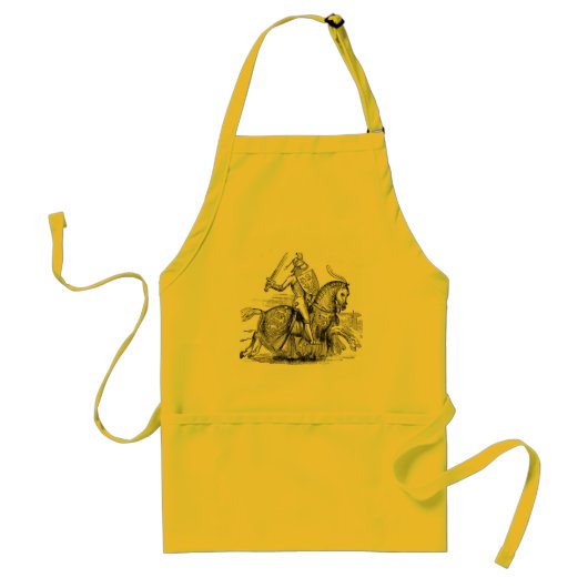 Knight on Horsback Apron Standaard Schort (Voorkant)