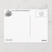 Knight on Horsback Briefkaart (Achterkant)