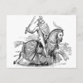 Knight on Horsback Briefkaart (Voorkant)
