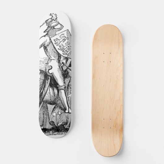Knight on Horsback Skateboard (Voorkant)
