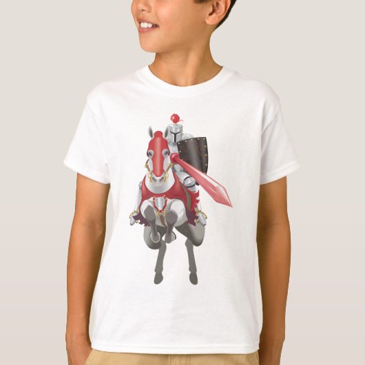 Knight on Horse T-shirt (Voorkant)