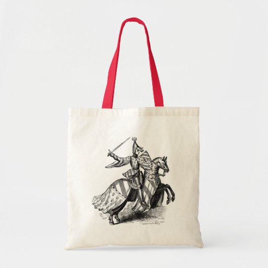 Knight on Horseback Bag Tote Bag (Voorkant)