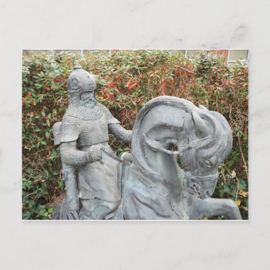 Knight on Horseback Briefkaart (Voorkant)