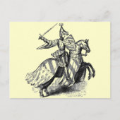 Knight on Horseback Briefkaart (Voorkant)