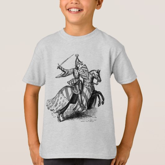 Knight on Horseback Kind Shirt (Voorkant)