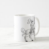 Knight on Horseback Koffiemok (Voorkant rechts)