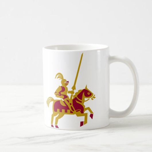 Knight on Horseback Koffiemok (Rechts)