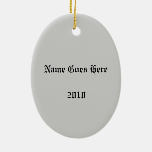 Knight on Horseback Painting Keramisch Ornament (Achterkant)