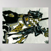 Knight on Horseback poster (Voorkant)