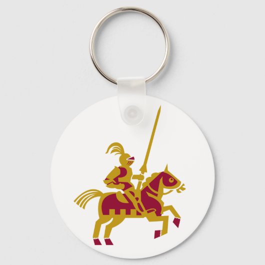 Knight on Horseback Sleutelhanger (Voorkant)