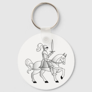 Knight on Horseback Sleutelhanger