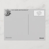 Knight op Horseback Briefkaart (Achterkant)