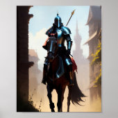 Knight op Horseback Poster (Voorkant)