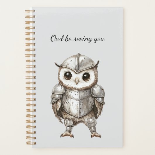 Knight Owl in Shining Armor Planner (Voorkant)