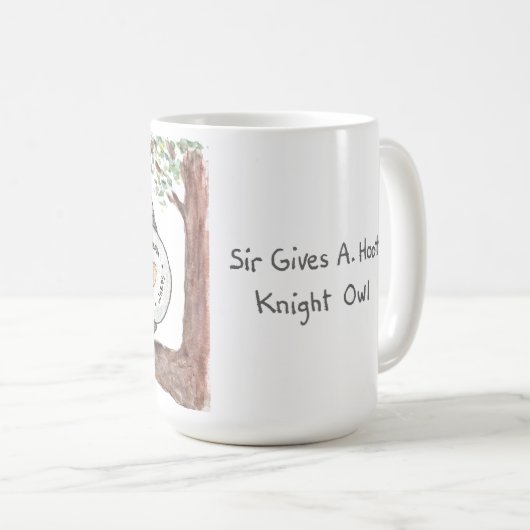 Knight Owl Koffiemok (Voorkant rechts)