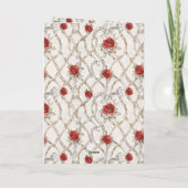 Knight Owl Shining Armor Roses I'll Be Seeing You Kaart (Achterkant)