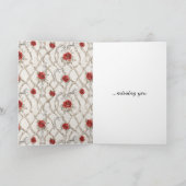 Knight Owl Shining Armor Roses I'll Be Seeing You Kaart (Binnen)