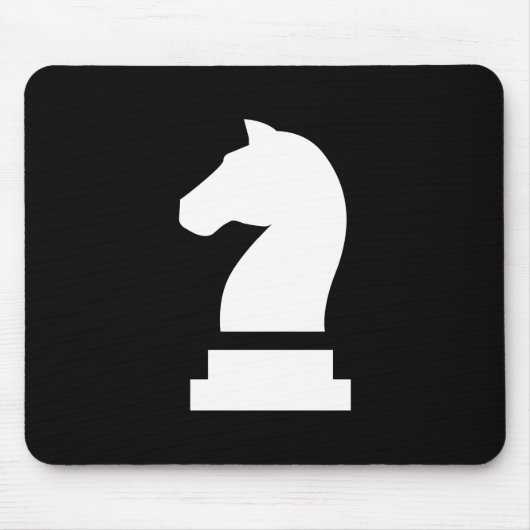 Knight Pictogram Mousepad Muismat (Voorkant)