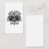 knight pistons motorcycle visitekaartje (Voorkant / Achterkant)