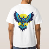 Knight Radiant: Batman gereformeerd in de Blauwe V T-shirt (Achterkant)