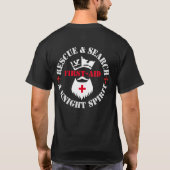 Knight Rescue & Search T-shirt (Achterkant)