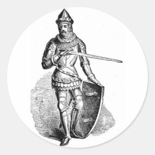 Knight Ronde Sticker