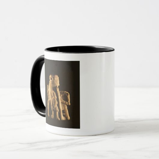 Knight-schaakstuk Mok (Voorkant links)