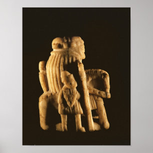 Knight schaken poster