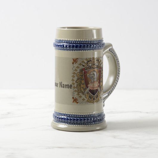 Knight Schild Achternaam Bierpul (Voorkant rechts)