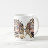 Knight Shield Achternaam Koffiemok (Voorkant rechts)
