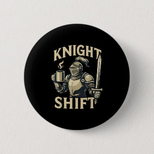 Knight Shift Renaissance Festival Middeleeuwse Kof Ronde Button 5,7 Cm