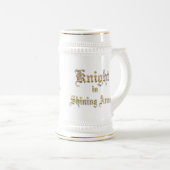 Knight Shining Armor Gold Kijk Tekst Bierpul (Voorkant rechts)