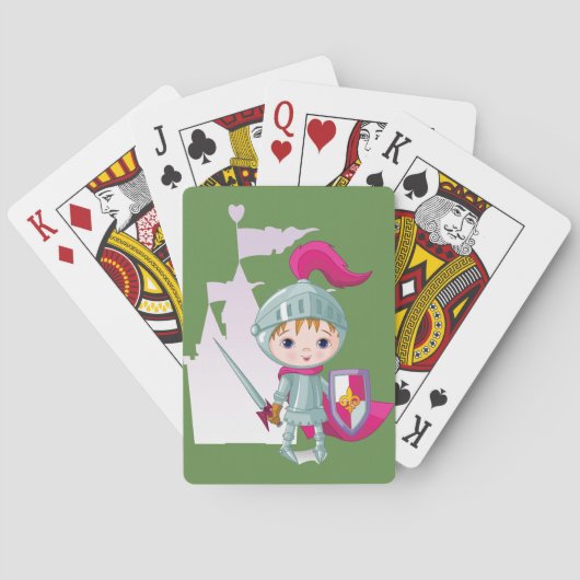 Knight-speelkaarten voor kinderen pokerkaarten (Achterkant)