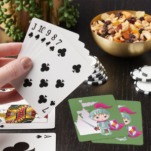 Knight-speelkaarten voor kinderen pokerkaarten