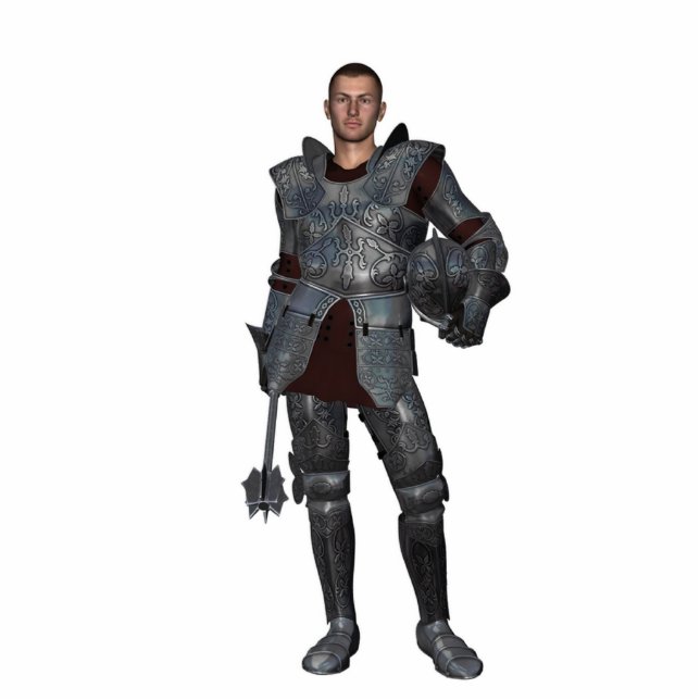 Knight Staand Fotobeeldje (Voorkant)