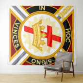 Knight Templar achtergrond Wandkleed (In Situ (horizontaal))