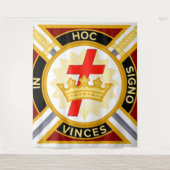 Knight Templar achtergrond Wandkleed (Voorkant)