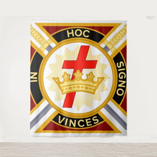 Knight Templar achtergrond Wandkleed (Voorkant)