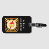 Knight Templar Bagagelabel (Voorkant (horizontaal))