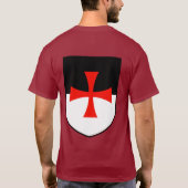 Knight Templar Beauceant met Cross Shirt (Achterkant)